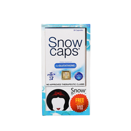 SnowCaps Premium L-Glutathione  500MG (30caps) w/ FREE Snow Skin Whitening Soap