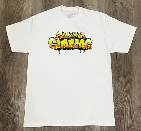 SUBWAY SURFERS T-SHIRT Streetwear Men Summer Casual O-neck Tee Streetwear Women's Clothing Women Vin