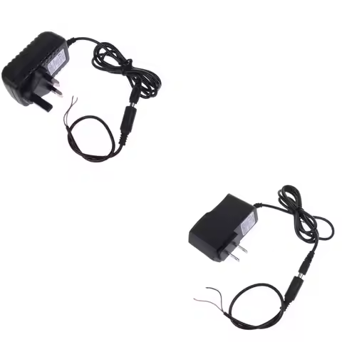 AC-DC 1.5V1A Power Adapter with 2 Wires Cable AA LR6 AAA LR03 LR20 Battery Replace 1x 1.5V Battery