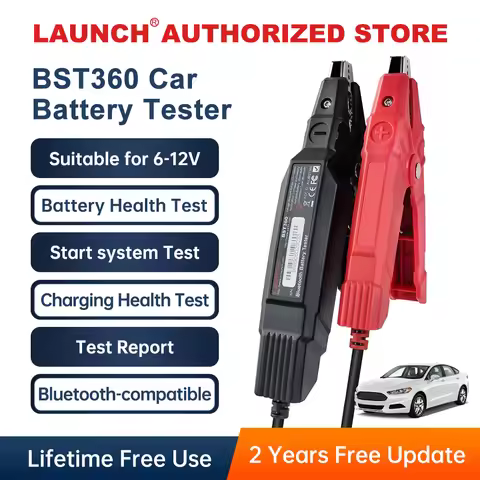 LAUNCH BST360 12V Car Battery Tester Automotive Cranking Charging Scanner Tools for CRP919E BT/PRO E