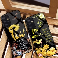 Case for SAMSUNG A32 4G, A32 5G, A52, A52S 5G, A72 Shiny Tempered Glass Back