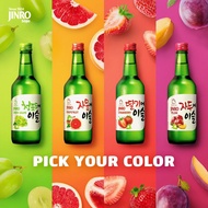 Jinro Soju carton sale (20 bottles x 360ml) - Strawberry,  Plum, Grapefruit