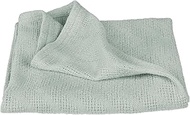roba Lil Planet Baby Blanket in Knitted Look, 80 x 80 cm, for Girls and Boys, Organic Cotton, GOTS C