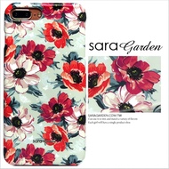 【Sara Garden】客製化 手機殼 Samsung 三星 S6 浪漫紅花碎花 保護殼 硬殼