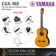 YAMAHA CGX-102 Spruce Top Full Size Electric-Classical Guitar with Pickup (Gloss) (CGX102)