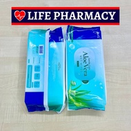 Aloe Vera Wet Wipes Gentle On Skin pH 5.6 With Vitamin E Extra Large 300mm x 200mm (40 Wipes) [Exp:0