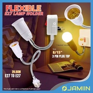 Lamp Holder E27|13A plug  3 pin plug E27 to E27 Light holder Extension plug Bulb Led with Plug 3 pin