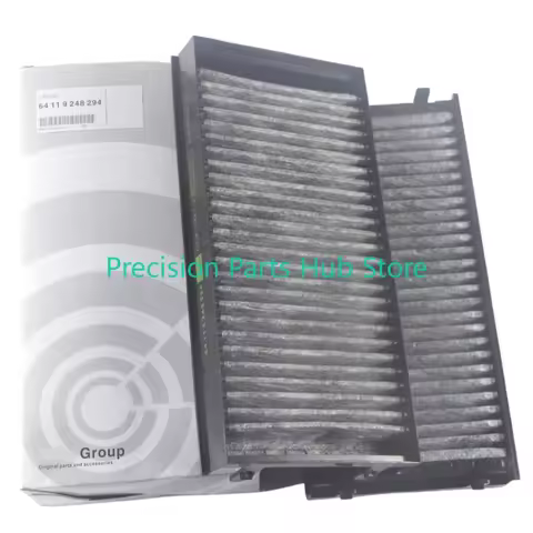 OEM 64119248294 2PC Cabin Filter Air Conditioner For BMW E70 E71 E72 F15 F16 F85 F86 X5 X6 Activated