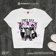 KATUN NORACY.STUDIOS - HARRY STYLE THEY SAY CROP TOP | ROCK MUSIC METAL BAND | GRUNGE CROPTOP WHITE 