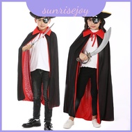 Pirate Cosplay Kids With Vampire Black Red Cape And Accessories Costume Event For