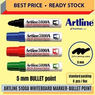 Artline 5100A Whiteboard Marker Pen / Big Nib Marker Pen / White board Marker / Bullet Point / 5100A