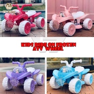 CTBIKE KIDS RIDE ON ATV FROZEN WITH DOLL Rechargeable Atv 4Wheels