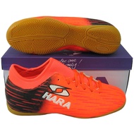 รองเท้ากีฬา รองเท้าฟุตซอลหุ้มข้อ HARA FS-13 ส้ม