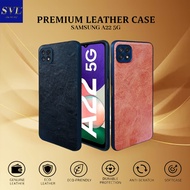 HP [WAREHOUSE SALE] Casing Samsung A22 5G Premium Leather Case Softcase Slim Cover Leather Casing