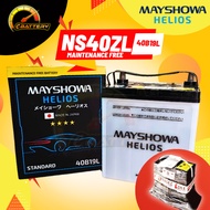 NS40ZL NS40 MAYSHOWA MF  Bateri Kereta (Kering) Car Bettery | Perodua Myvi, Viva, Kancil, Alza, Axia