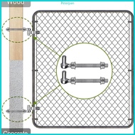 RPAN Pair Steel J Bolt Hinges Long service J Bolt Hinges Pair for Smooth Gate Operate