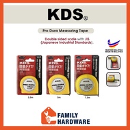 KDS Pro Dura 7.5m Measuring Tape Double Scale Measuring Tape KDS 7.5m tali tape Pita Pengukur 5M TAP