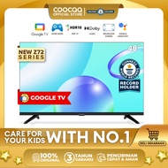 [Google TV] COOCAA 40 inch Smart TV - Netflix/Youtube - Google Assistant - Dolby Audio - Low Bule Li