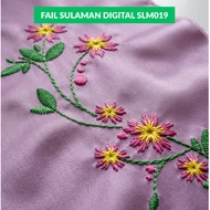 Fail Corak Sulaman Digital Sedia untuk Mesin Sulam Brother, Singer, Janome (PES, DST, DGT, JEf, XXX)