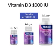 Ostelin Vitamin D3 1000IU isi 60 - 130 - 300 kapsul/Ostelin D3 1000