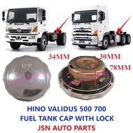 FUEL TANK CAP WITH LOCK HINO VALIDUS HINO 500 700 (1PC) LORRY TRUCK AKSESORI