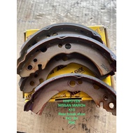 [FBK] NISSAN MARCH K10 REAR BRAKE SHOE [FK1164]  (1SET) READY STOCK
