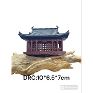 Sharp 3D printed 1-roof house, ancient Chinese style house - miniature landscape decoration