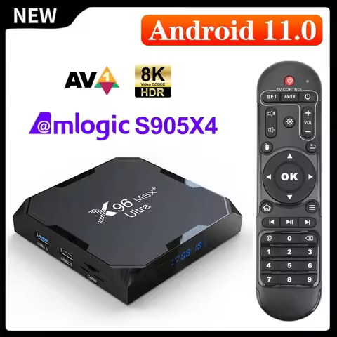 Vontar X96 Max Plus Ultra TV Box Android 11 Amlogic S905X4 8K Video Dual Wifi BT Media Player X96MAX