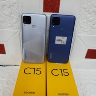 hp Realme C15 4/128GB fullset Mulus likenew net