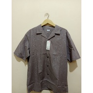 Kemeja kerah terbuka lengan pendek UNIQLO