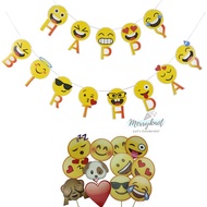[SG Seller] Emoji Party theme Smiley Meme Birthday decoration photobooth prop photo booth