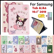 For Samsung Galaxy Tab A/A6 10.1 2016 SM-T580 SM-T585 Kids Cute Cartoon Rubbit Kuromi Strawberry Bea