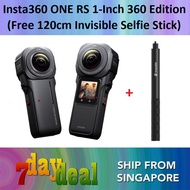 Insta360 ONE RS Dual 1-Inch 360 Edition Camera + FREE Insta 360 Invisible Selfie Stick