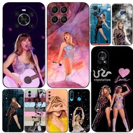 Case For Huawei y6 y7 2018 Honor 8A 8S Prime play 3e Phone Cover Soft Silicon pop singer tyler swift