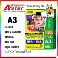 A3 laminating film/laminate film astar