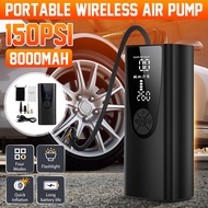 Car Air Pump High Pressure Digital Mini Portable Inflator Wireless Car Air Compressor For Car Bicycle Motor Tyre Ball 25L