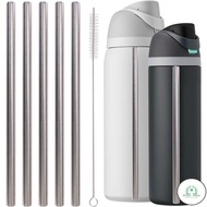 GD Metal Straw for Owala, Metal Straw for Owala 32 oz 24 oz, With 1 Straw Cleaner, Reusable Stainles