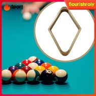 [Flourish] Wood Pool Ball Rack 9 Ball Diamond Billiard Supplies Table Game Accessory for Leisure Roo