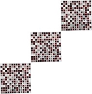 PRETYZOOM 3 Sheets Mosaic Stickers Kitchen Wall Sticker Tile Stickers Tile Backsplash Tile Wall Art Mirror Tiles Diy Mirror Wall Tiles Bedroom Wall Sticker Pu Glue Household 3d Brick