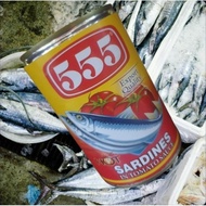 (Bundle Of 6,4) 555 Hot Sardines 425g Tomato Sauce Spicy Canned Filipino Favorite Philippines 425g
