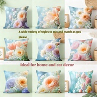 throw pillow case 18x18 16x16 20x20inches Floral Pattern Print cushion