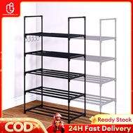 IKEA 3-5 Layers Flexible Shoe Rack Stable Almari Kasut Bertutup Shoe Rak Kasut Bertutup 伸缩鞋架