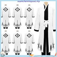 Anime Bleach Cosplay Costume Captain 1-12 Hitsugaya Toushirou Aizen Sousuke Kuchiki Byakuya Set Robe