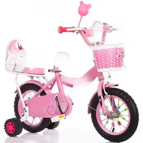 Training Wheels Kids Bicycle Girls Children 3-12 Years Old Children with Baskets
