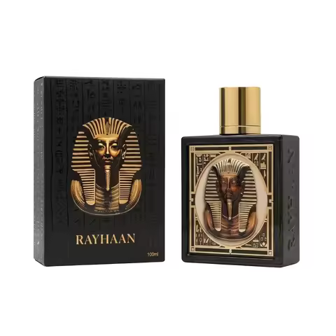Rayhaan Pharaoh Eau de Parfum Spray for Unisex – Mysterious Spicy, Rich Coffee & Sweet Amber Scent, 