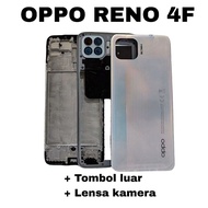 OPPO RENO 4F FULLSET HOUSING CASING OPPO A93 BACKDOOR + BEZEL + LCD FRAME NEW