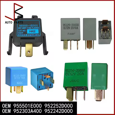 New Power Relay Signal Flasher Relay OEM 95550-1E000 95225-2D000 95230-3A400 95224-2D000 for Hyundai