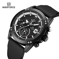 NAVIFORCE 8033 New Original Men Watch Sport Army Wristwatch Top Brand Luxury Military Chronograph Calendar Quartz Clock