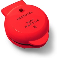 Nostalgia MWF5AQ MyMini Personal Electric Waffle Maker, Hash browns, French Toast Grilled Cheese, Qu