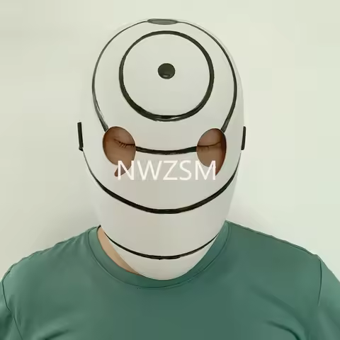 Anime Uchiha Obito cosplay Mask Akatsuki Ninja Madara Cosplay Costumes plastic material Masks Hallow